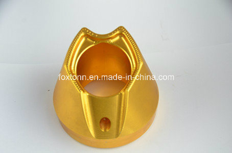 OEM CNC Machining Motor Parts with Gold Anodization
