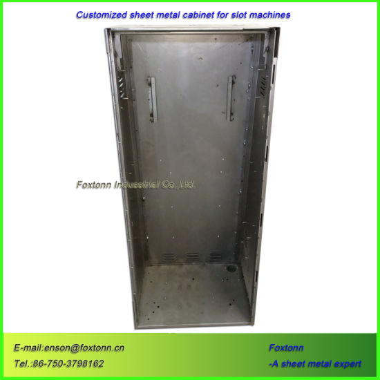 Custom Sheet Metal Slot Cabinet for Amusement Equipment Housing china Manufacturer