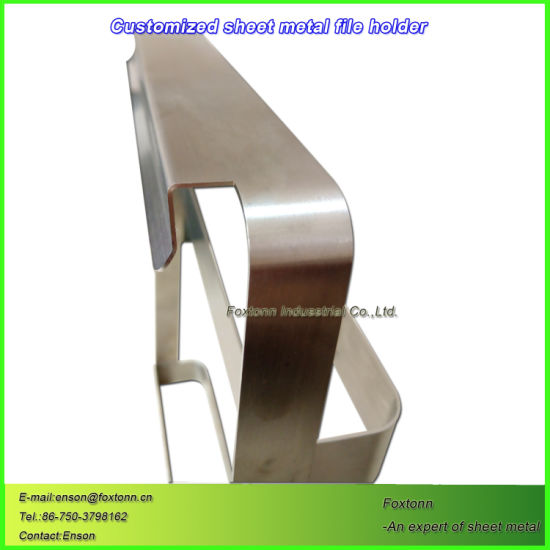 Customized Office Supply Book Rack CNC Cutting Sheet Metal Parts